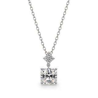 ROYAL RADIANCE – Stříbrný náhrdelník Ag 925 s moissanitem 5 ct