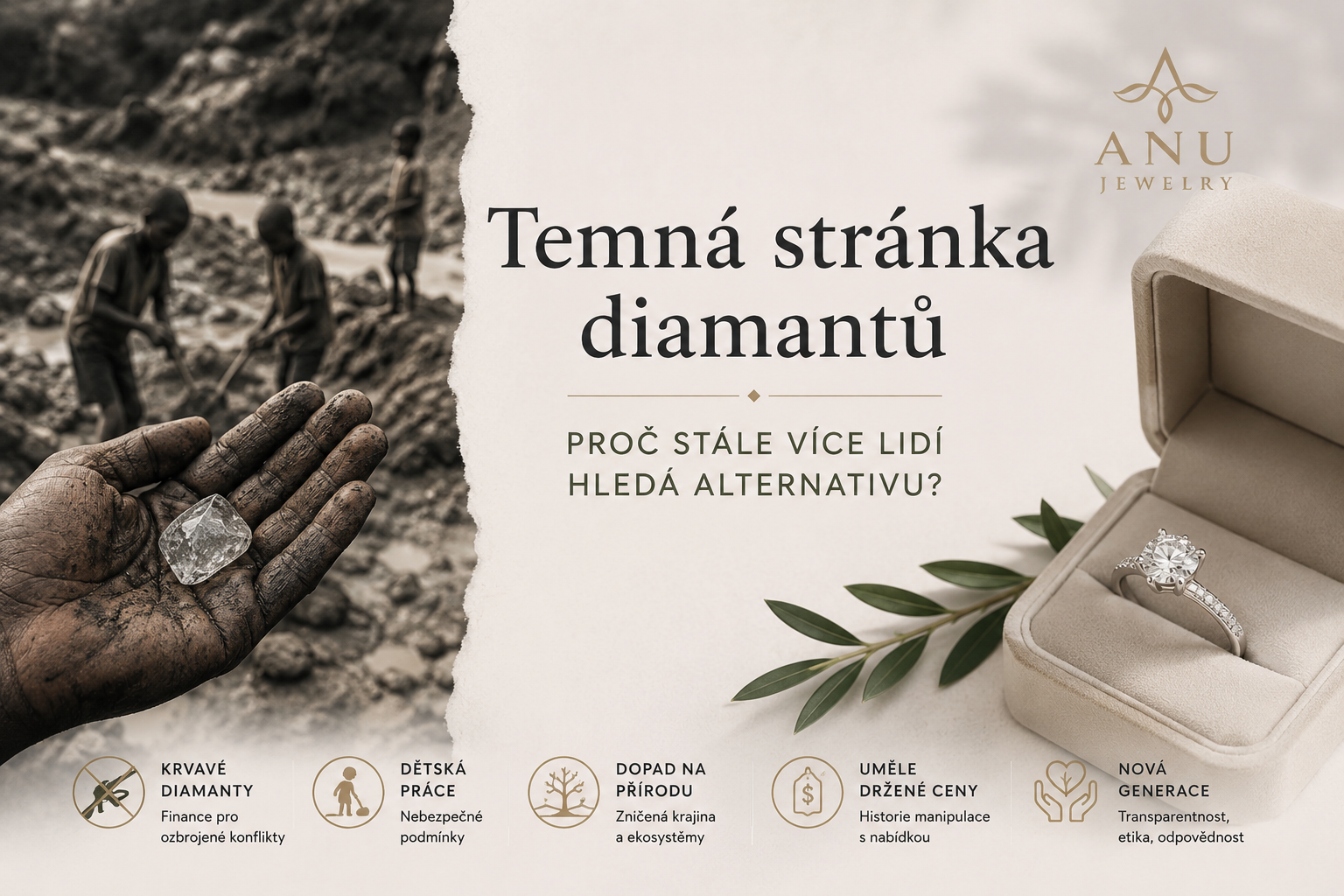 Diamanty a jejich skutečná cena: co se za třpytem často skrývá?