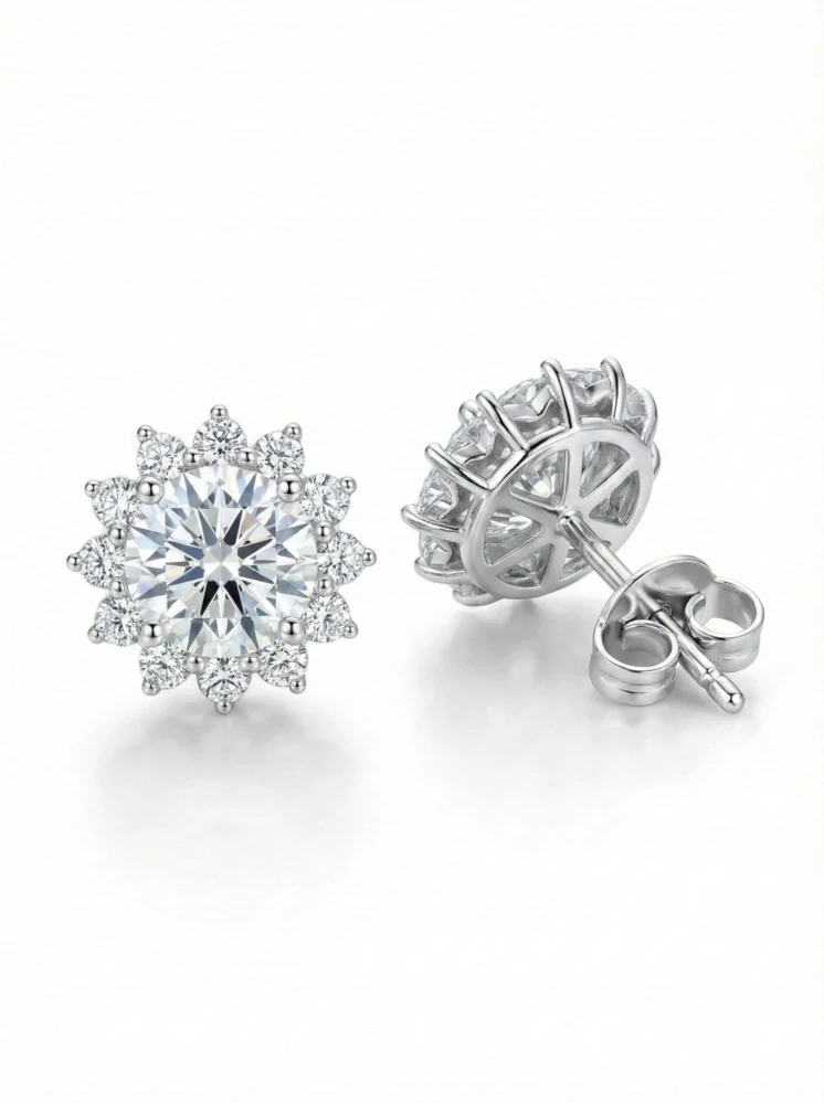 Náušnice „Slunečnicová Jiskra Studs“