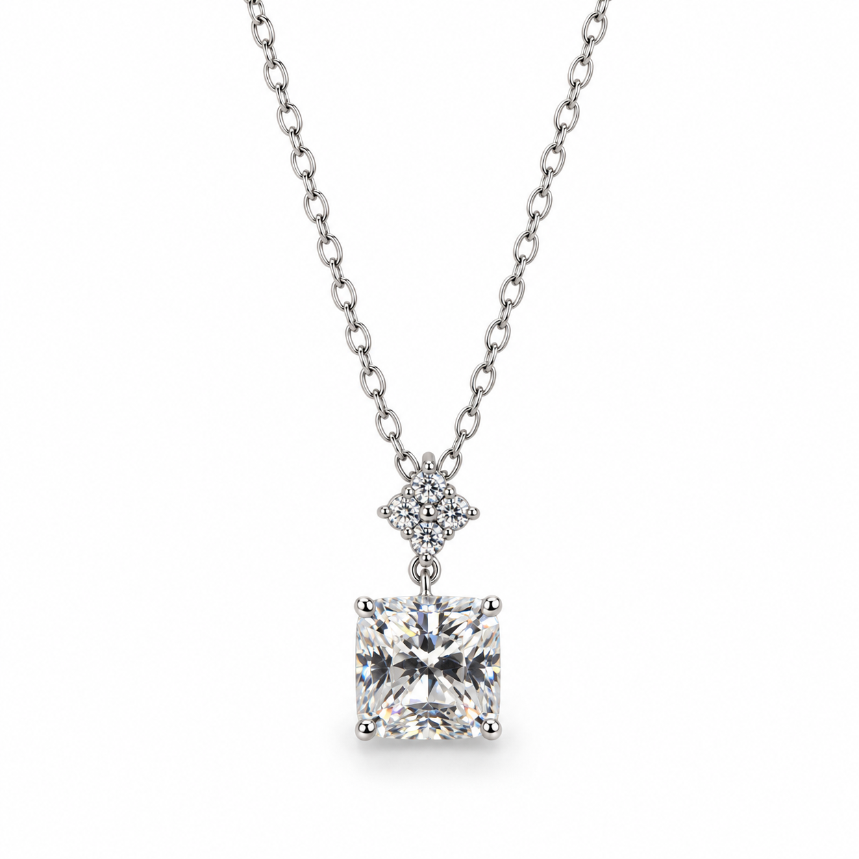 ROYAL RADIANCE – Stříbrný náhrdelník Ag 925 s moissanitem 5 ct