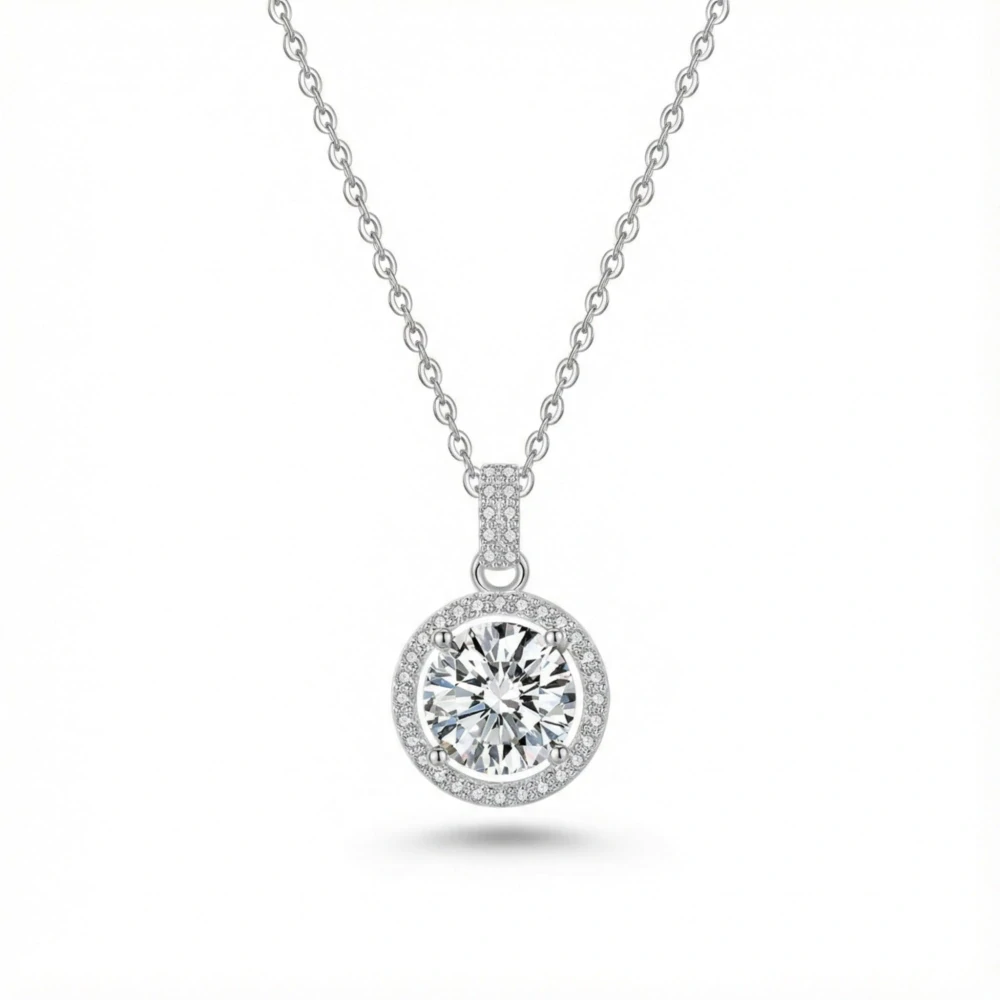 Náhrdelník „Halo Solitaire Brilliance“