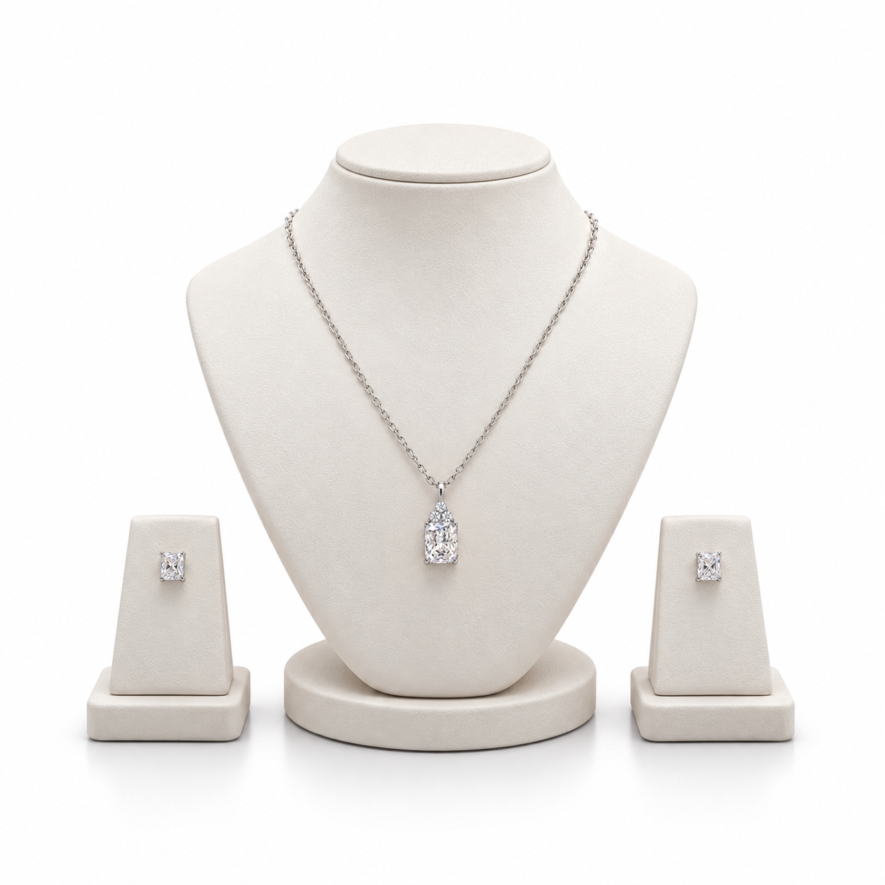 ÉCLAT PRINCESS – Luxusní šperková souprava s moissanity 4 ct | ANU JEWELRY