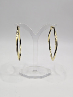 GOLDEN TWIST – Luxusní kruhové náušnice s elegantním spirálovým designem
